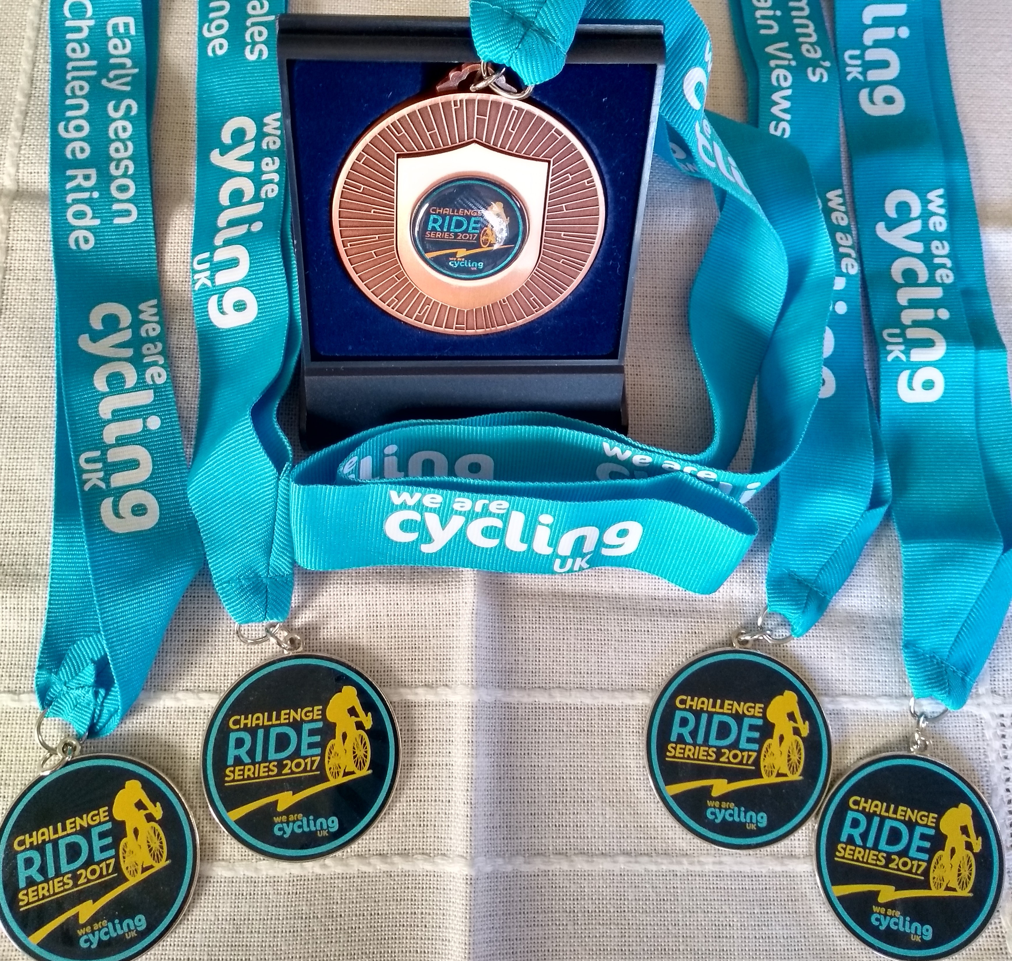 Cycling medal online challenges